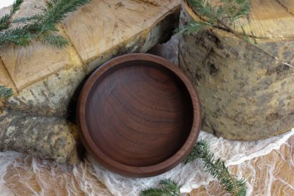Hand turned bowl made from locally sourced black walnut