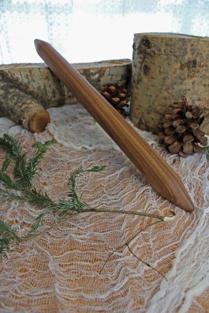 Rolling pin, hand turned from locally sourced black walnut