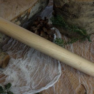 Hand turned rolling pin made from cherry wood