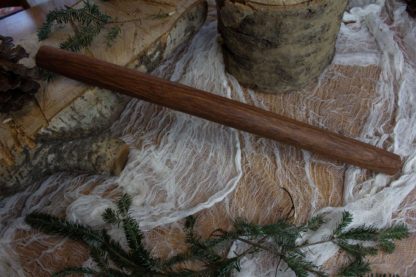 Hand turned rolling pin made from rosewood wood